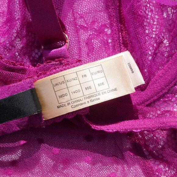 Gorgeous bougainvillea lace Dita Von Teese bodysuit - Picture 6 of 8